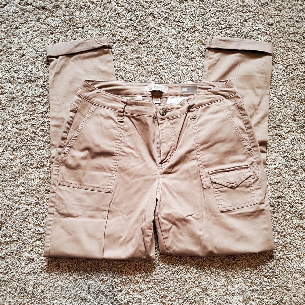Nine West Vintage America Ankle Length Khaki Pants
